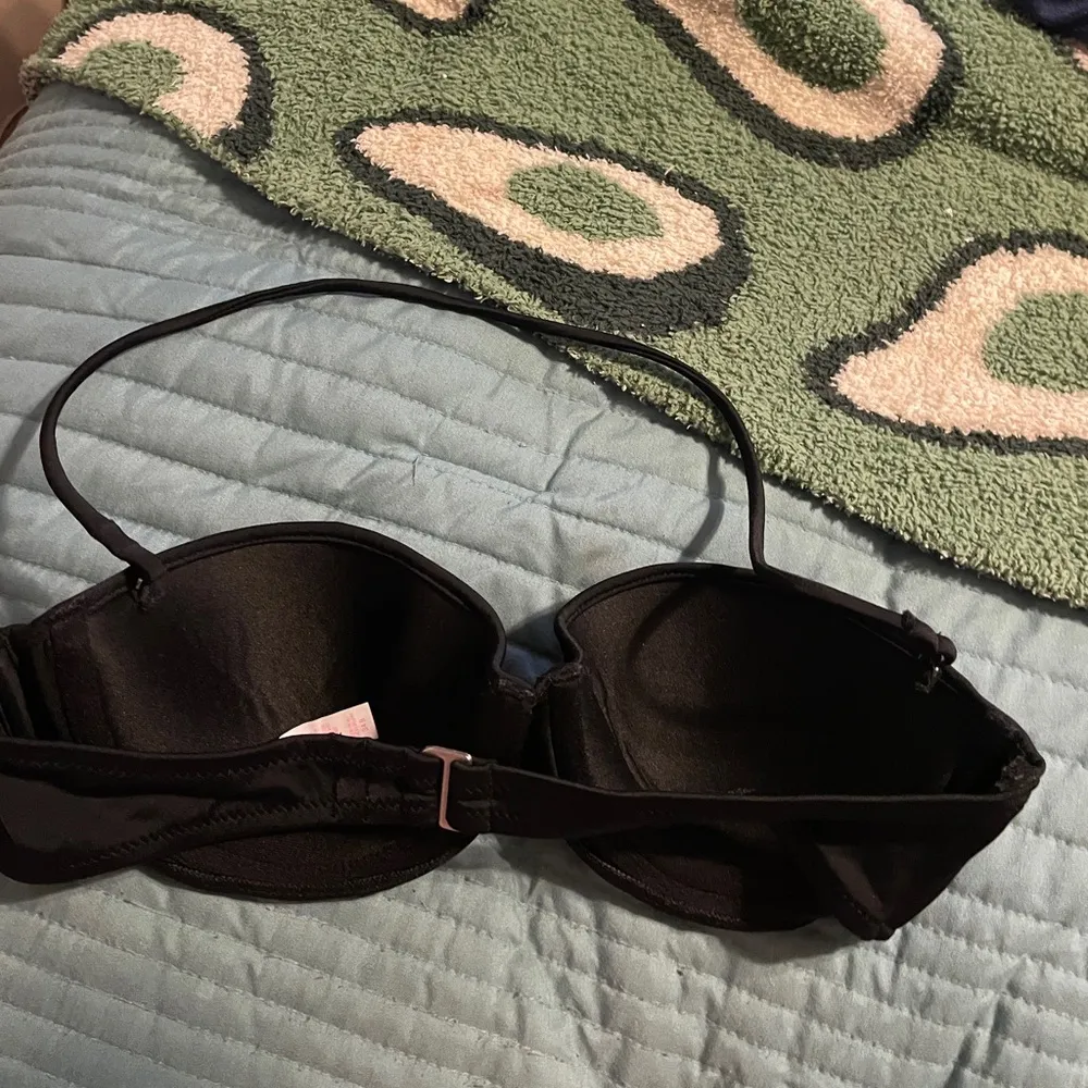 Victoria's Secret Black Convertible Bikini Top 34 B Beach Travel Resortwear - Image 2