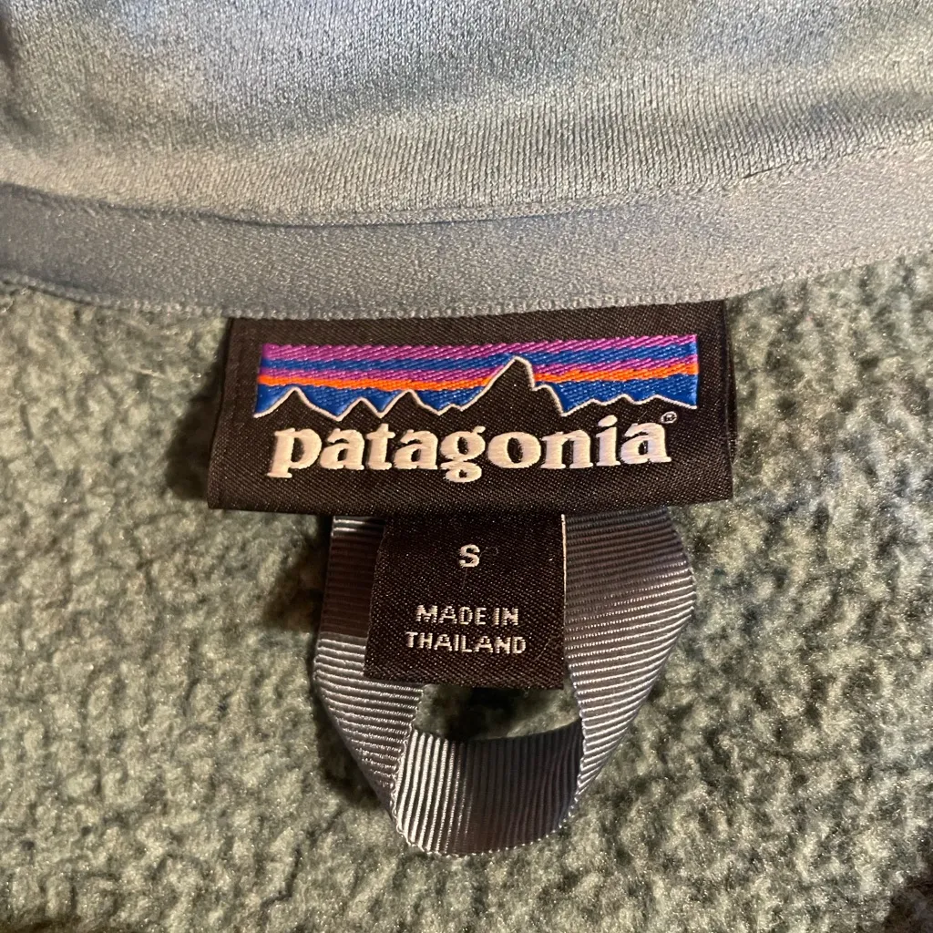 Patagonia turquoise better sweater Quarter-Zip Pullover size small - Image 6