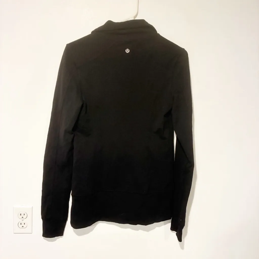 Lululemon‎ Black Daily Yoga Jacket Full Zip Athletic - Image 4