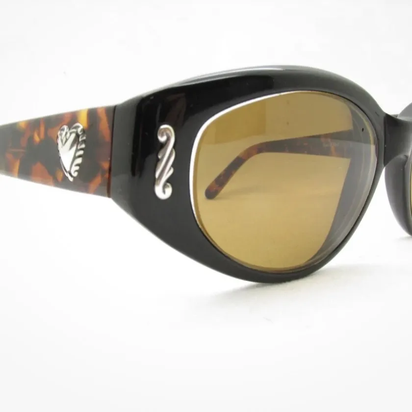 Brighton Vintage Tortoise Two Of Hearts Handmade Sunglasses - Image 3