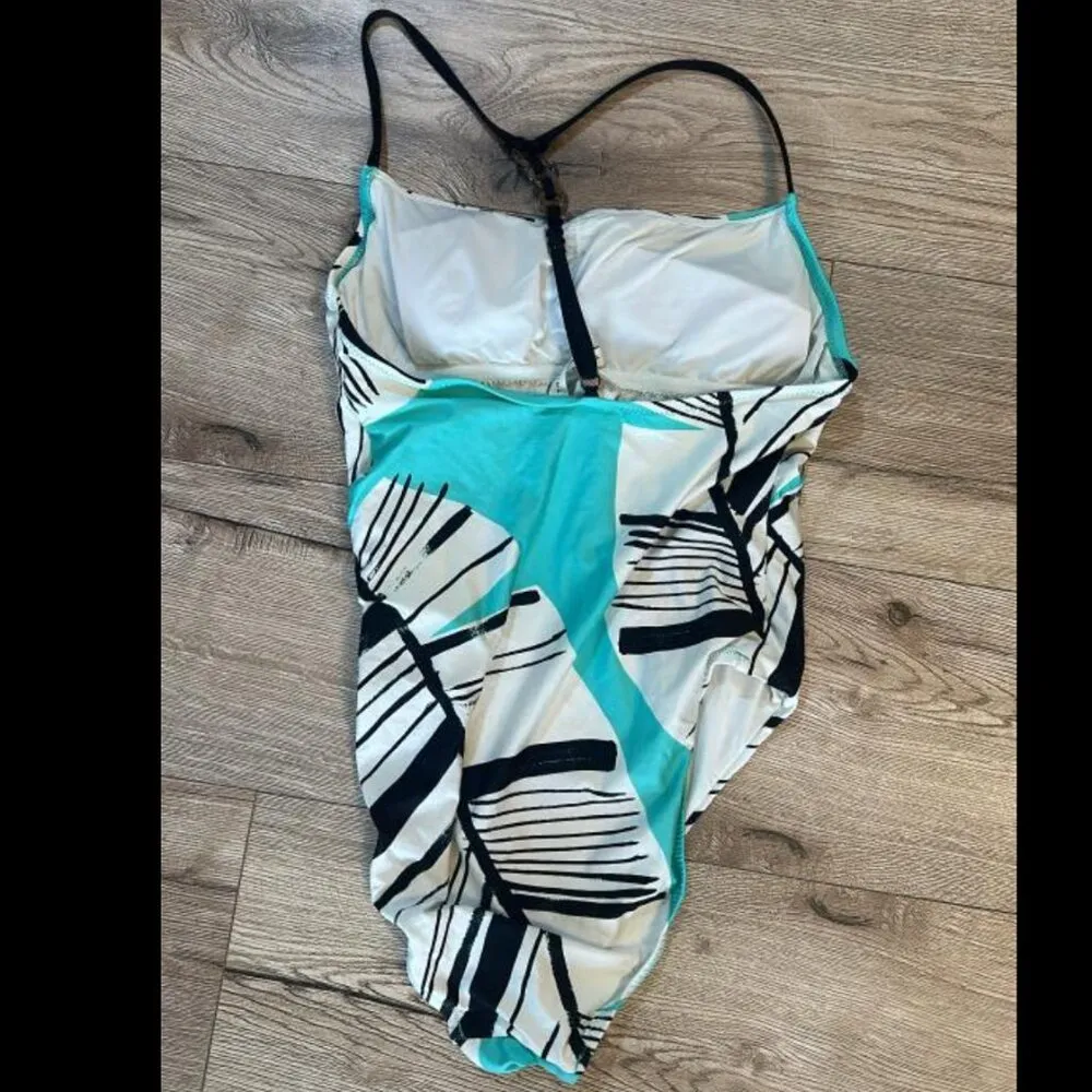 Trina Turk Sz 8 Copacabana High-Leg Maillot One Piece - Image 2