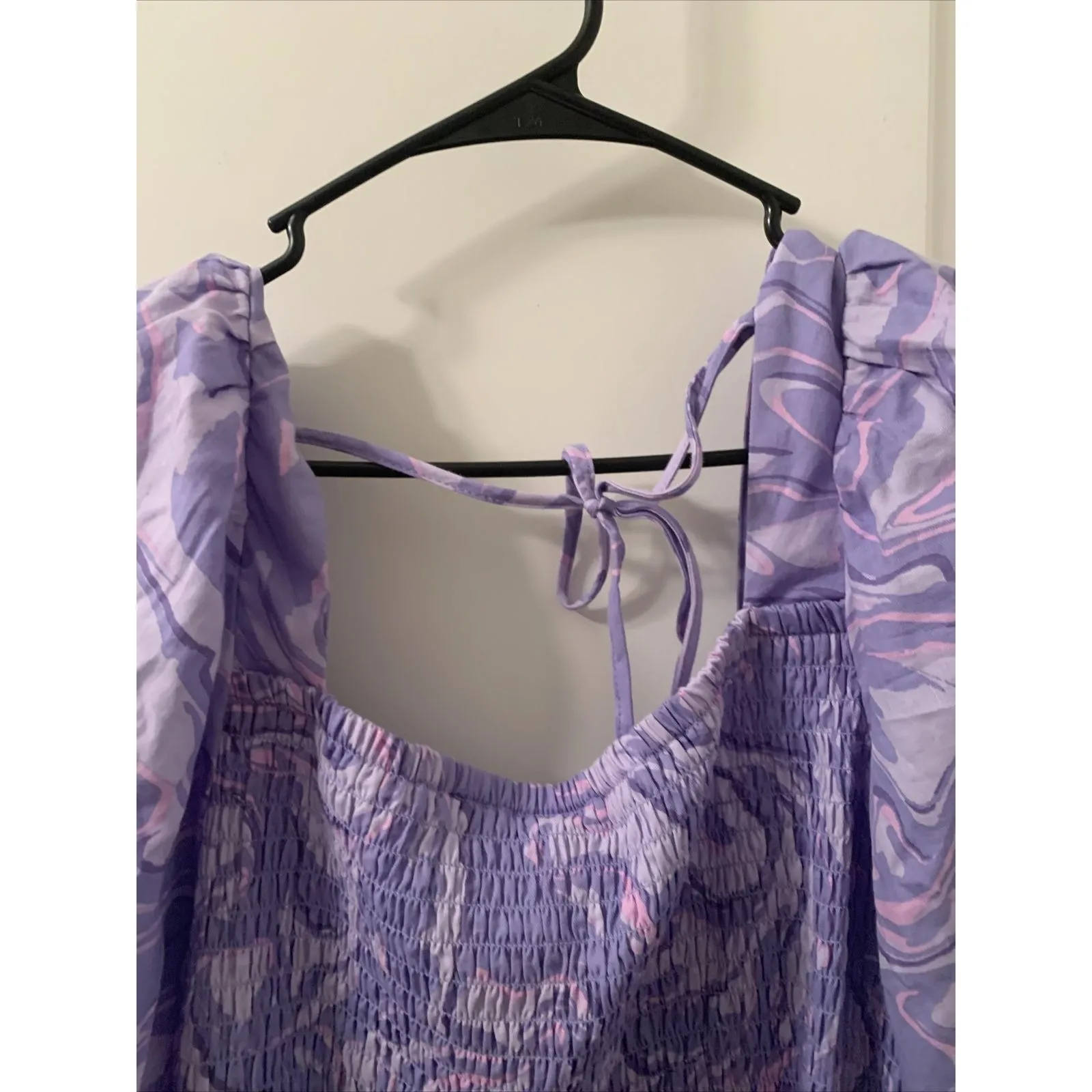 Ava & Viv Women's Purple Swirl Elbow Dress Size 2X Multi-Color - Image 7