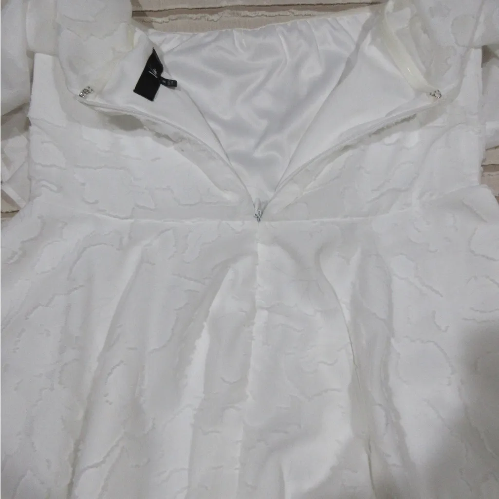 Lulu's White Strapless Dress - Image 4