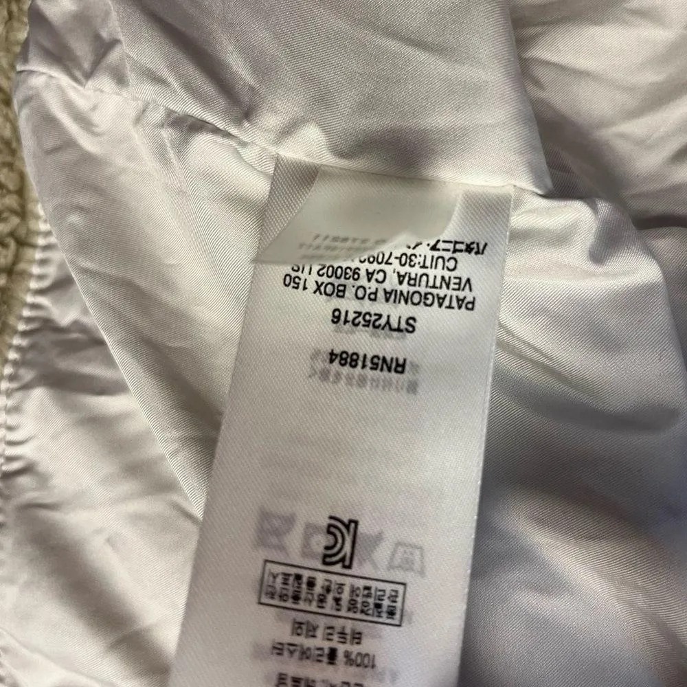 Patagonia Vest El Cap Khaki Women's Los Gatos Fleece Full Zip Vest Sz L EUC - Image 7