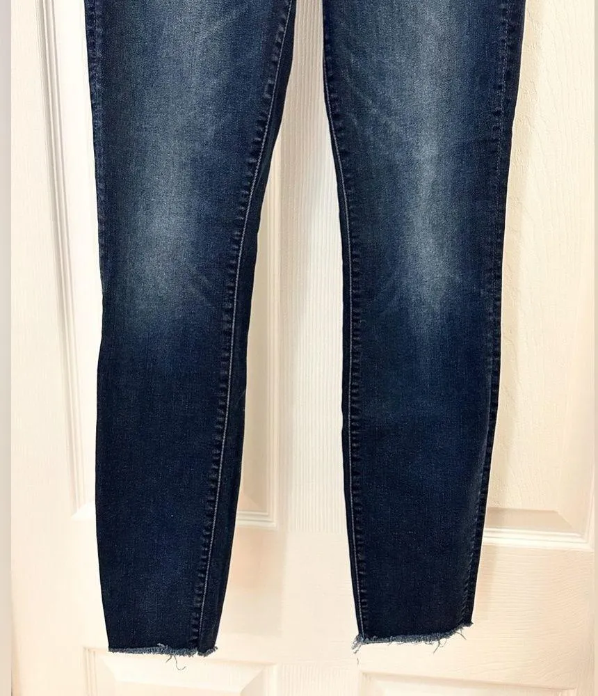 Mother High Waisted Looker Ankle Fray Stretch Denim Jeans in Last call sz 25 - Image 7