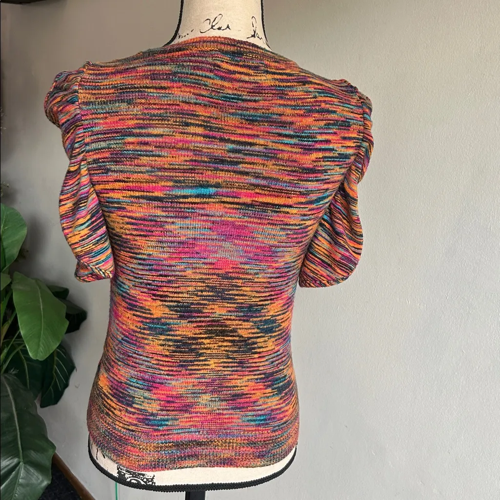 Anthropologie Ruby Flutter Sleeve Sweater Top Size XXS - Image 11