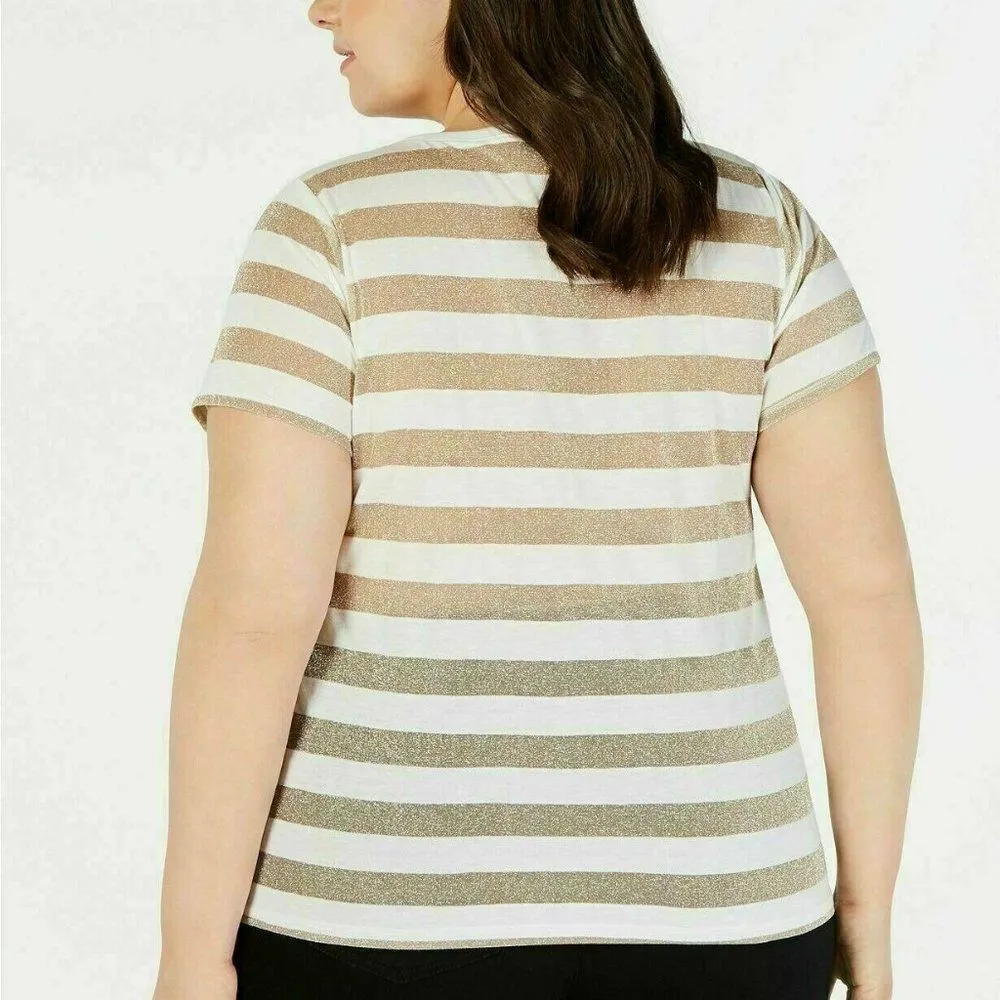 INC International Concepts Coastal Cool Top 0X White - Image 2