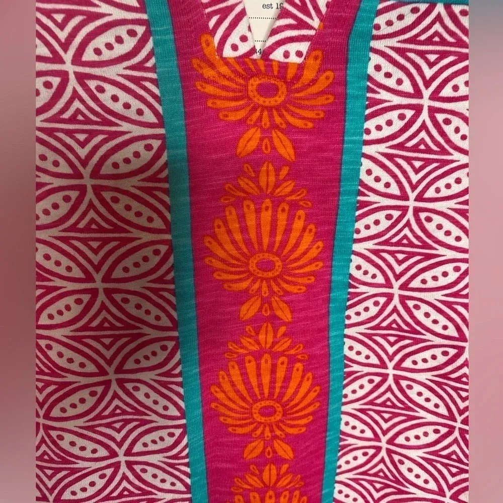 HATLEY NWT Bright Summer Mini Dress Size Small *Flawed*‎ please read description Pink - Image 8