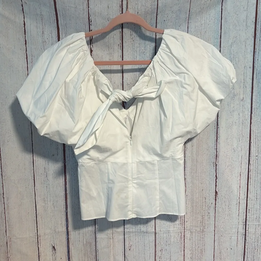 NWT J. Crew Cecily top in stretch cotton poplin blend - Image 8