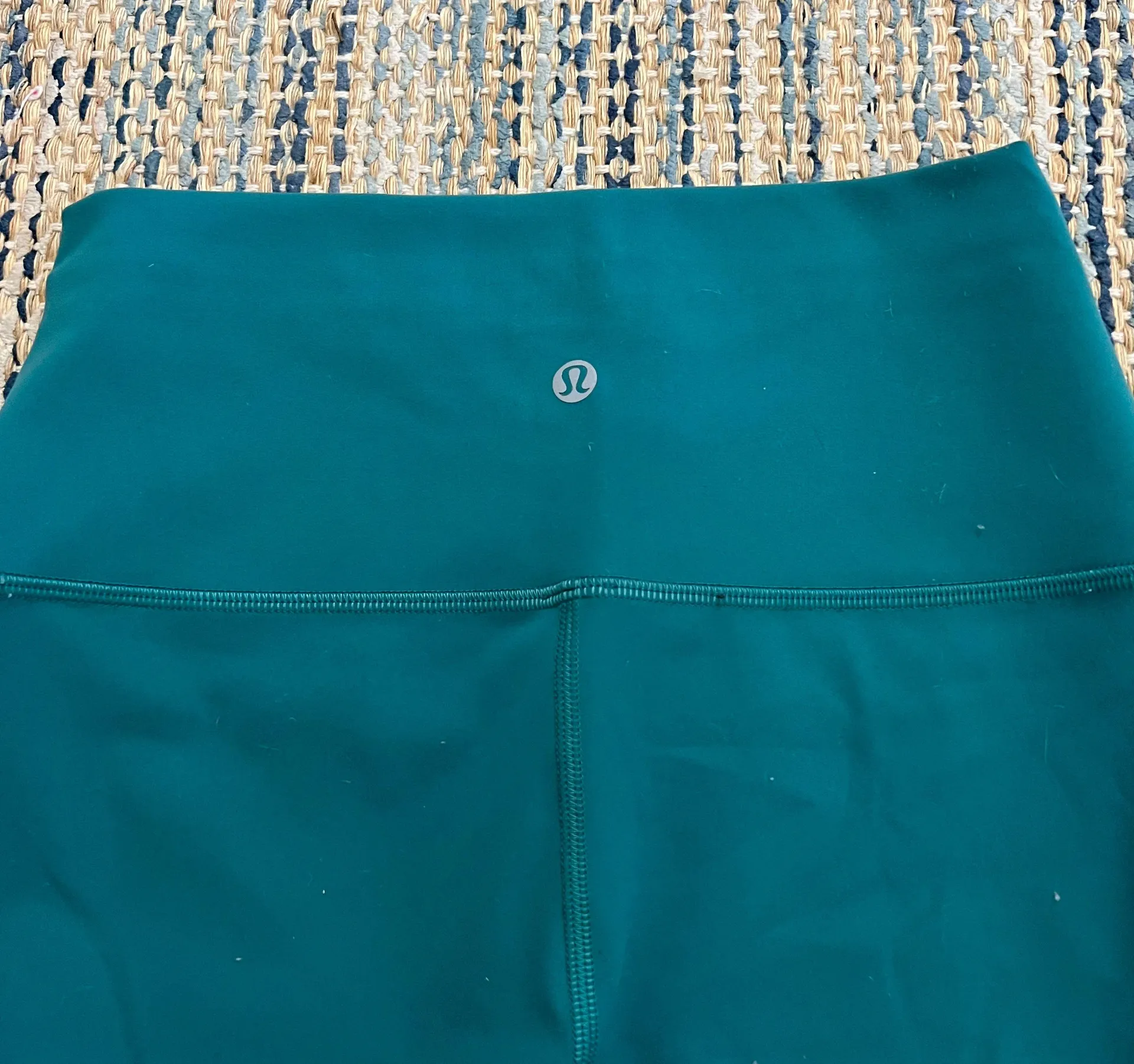 Lululemon Green Biker Shorts - Image 3