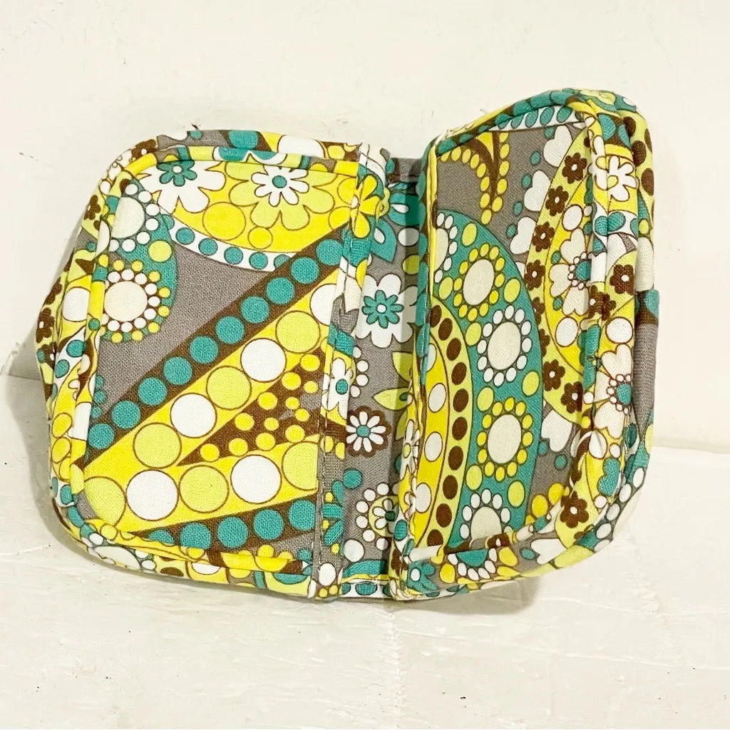 Vera Bradley‎ Floral Paisley Print ID Card Money Wallet Case Accessory Pouch - Image 2