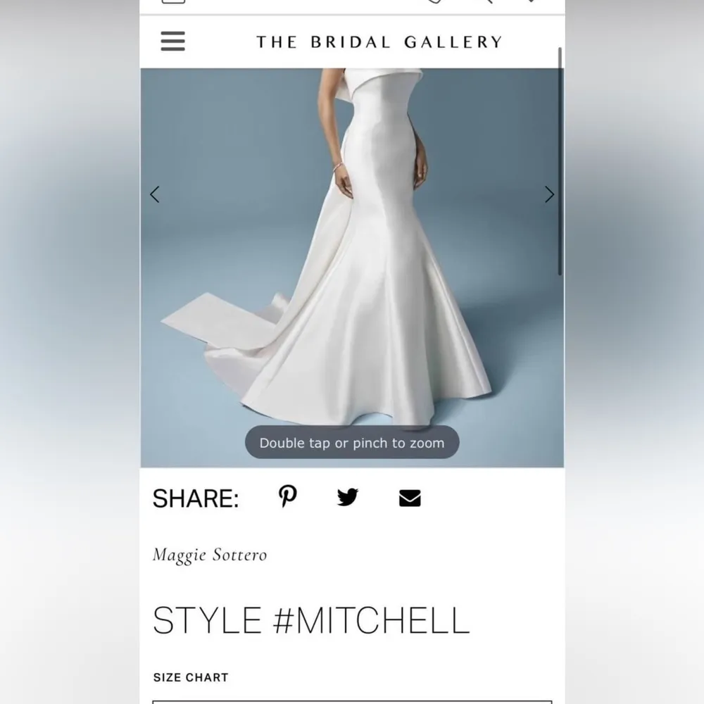 Wedding dress White Size 6 - Image 2