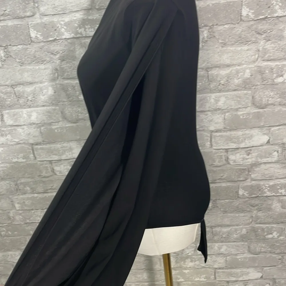 Lulus Friday Feeling Black Long Sleeve Bodysuit - Image 6