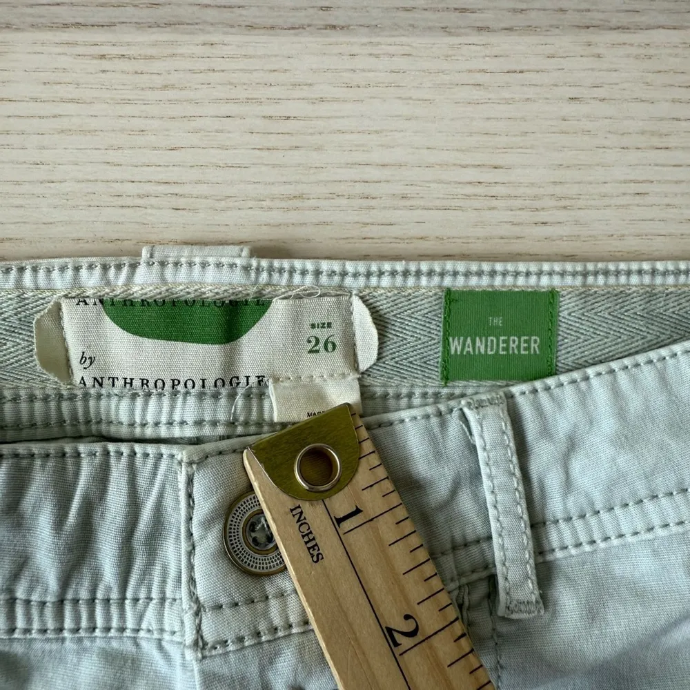 Anthropologie Eyelet Wanderer Utility Pants AG Adriano Cropped Pants size 26 - Image 6