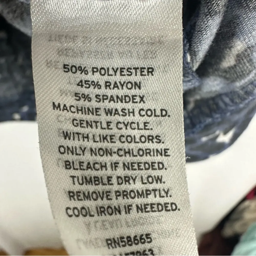 BP Cheetah Print Pullover Hoodie Womens Small Blue - Image 4