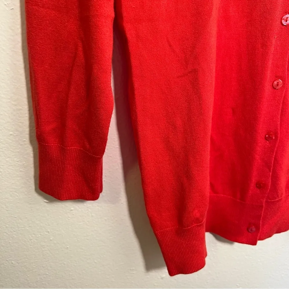 Ellen Tracy Cardigan Sweater Red Pink - Image 7