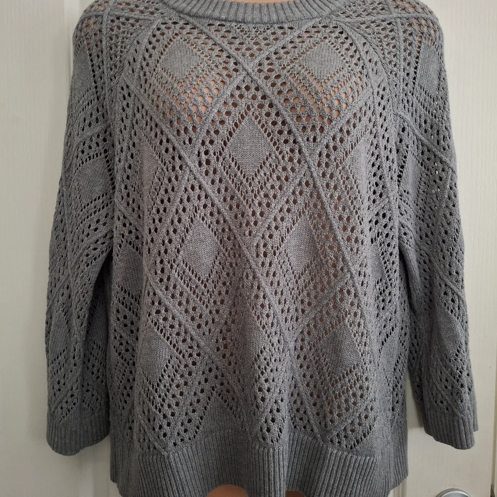 Torrid Sz 2 Gray Women's Sweater - Image 6