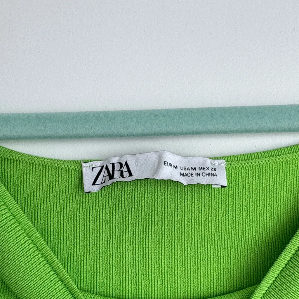 Zara Puff Sleeve Shirt - Image 3