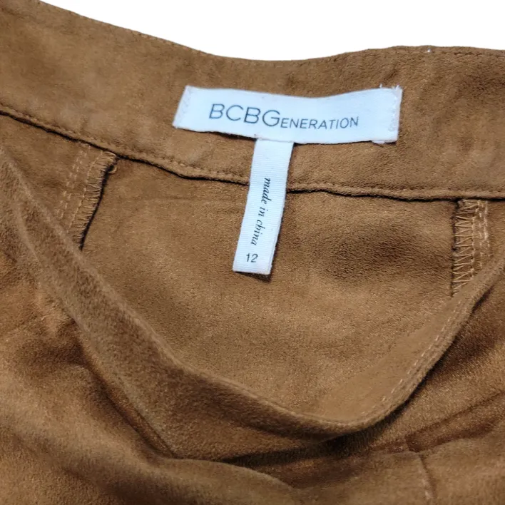 Skirt Size 12 W31"in Waist Women's Casual A Line Skirt Mini Brown - Image 5