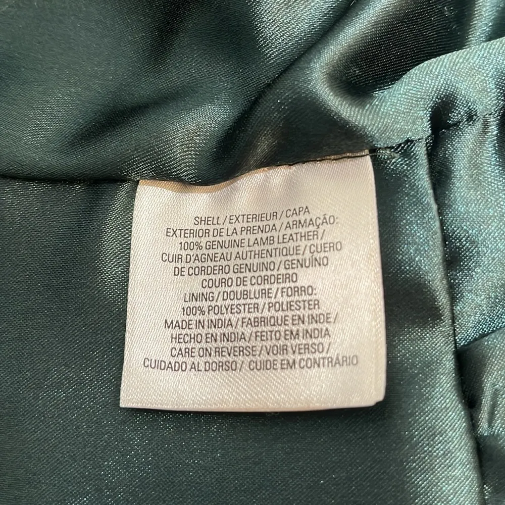 Elie Tahari lamb leather jacket - Image 11