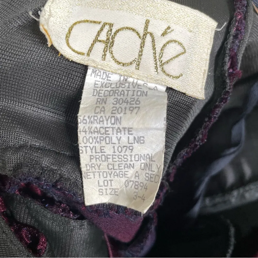 Vintage 90s Cache Satin‎ Corset Lace Up Back Maxi Gown 3/4 - Image 9