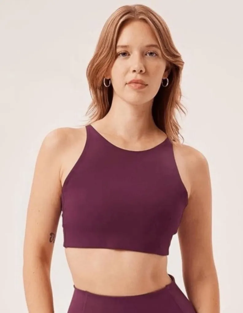 Girlfriend Collective Topanga Halter Bra in Light Pink - Image 1