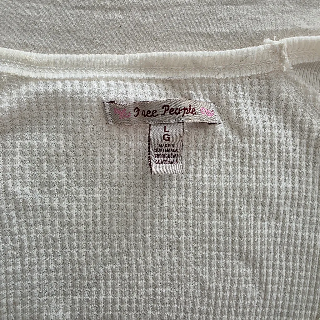 Free People NWT Santa Clara Thermal Sweater L - Image 4