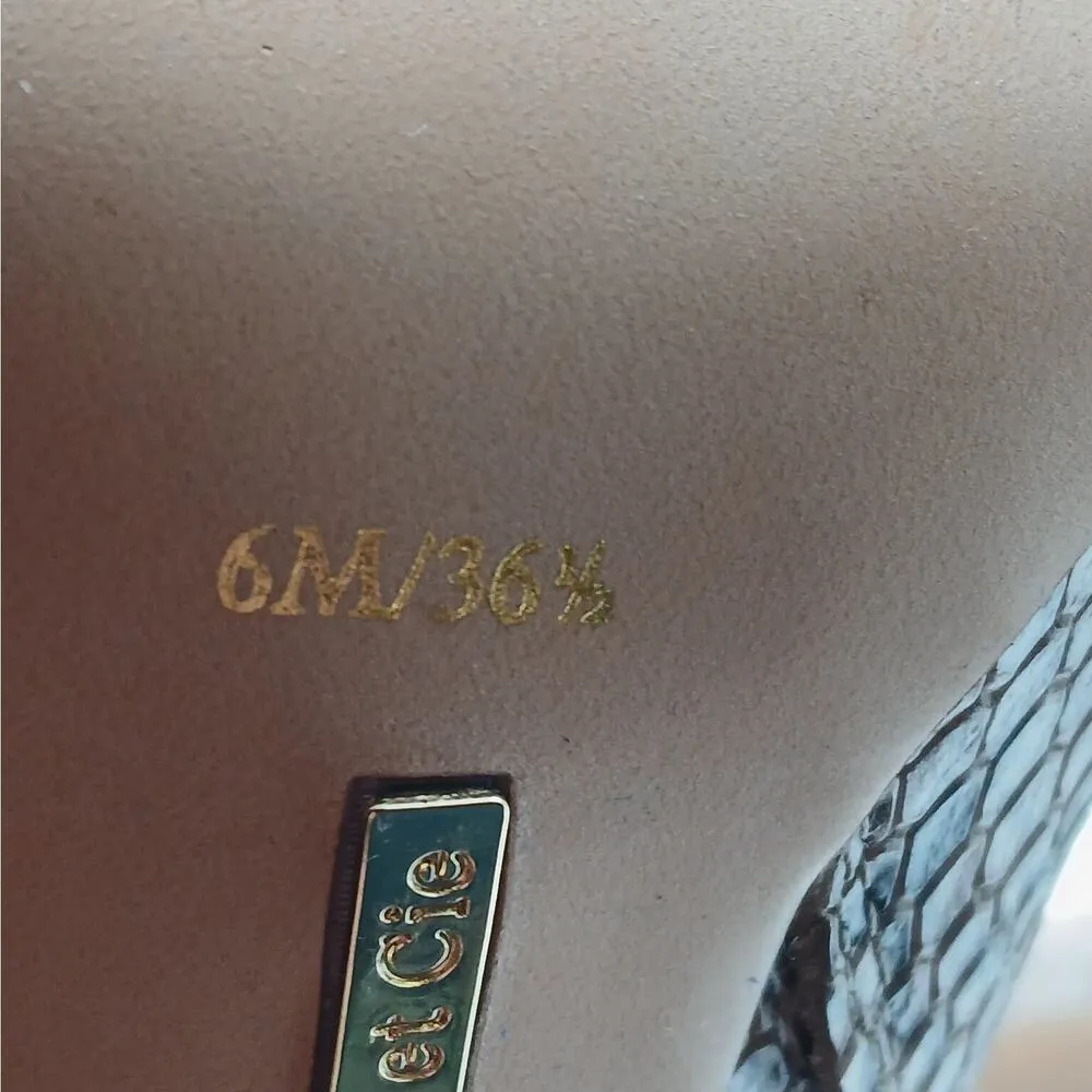 Louise et Cie Winslow Mid Calf Boots Women 6M Tan Brown Leather Pointed Toe Shoe - Image 11