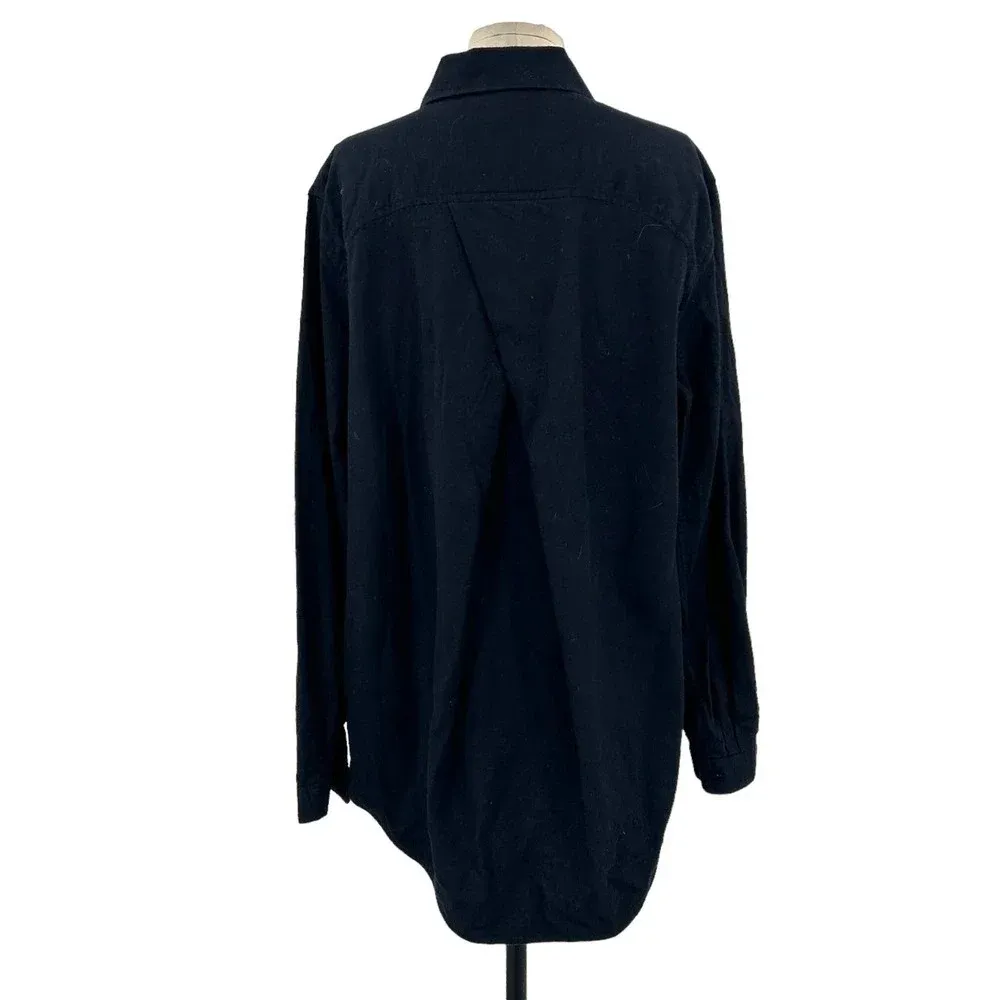 Lululemon Full Day Ahead Button Down Shirt Black / Black‎ Size 12 - Image 5
