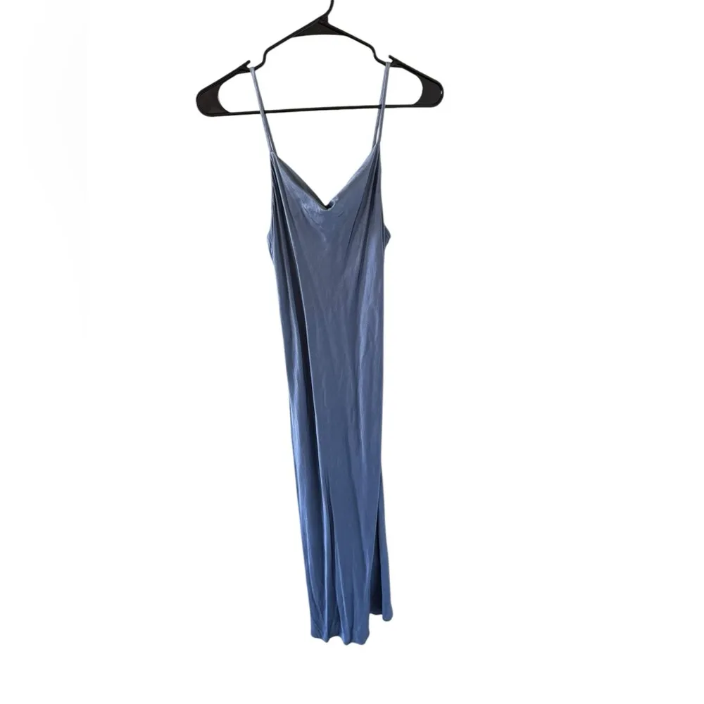 Shona Joy La Lune Bias Cowl Midi Dress - Powder Blue (no belt tie) - Image 9