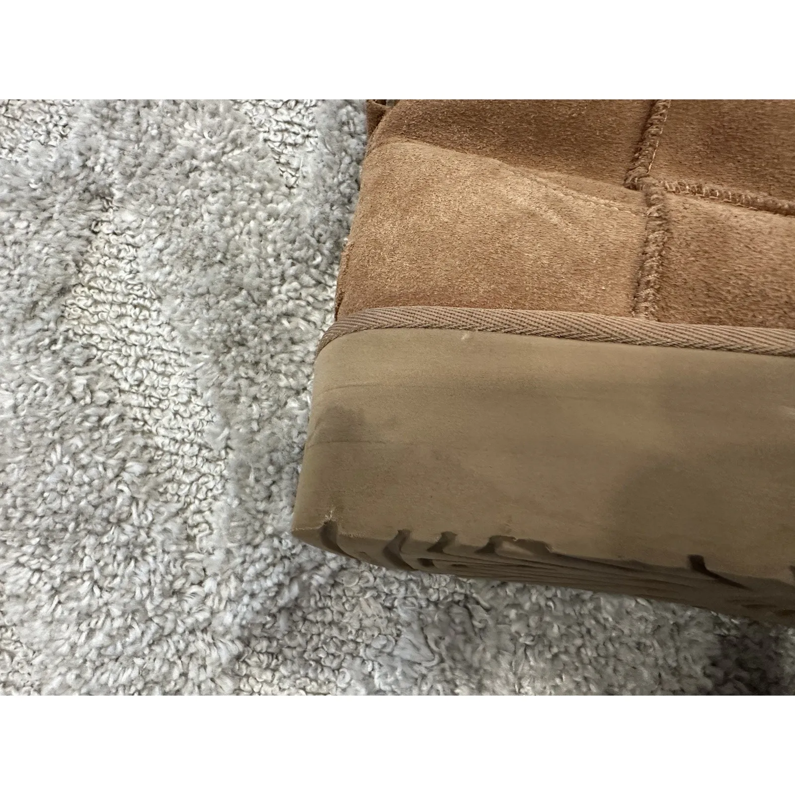 Ugg Classic Platform Mini Booties in Cognac Chestnut Sz 10 USED - Image 4