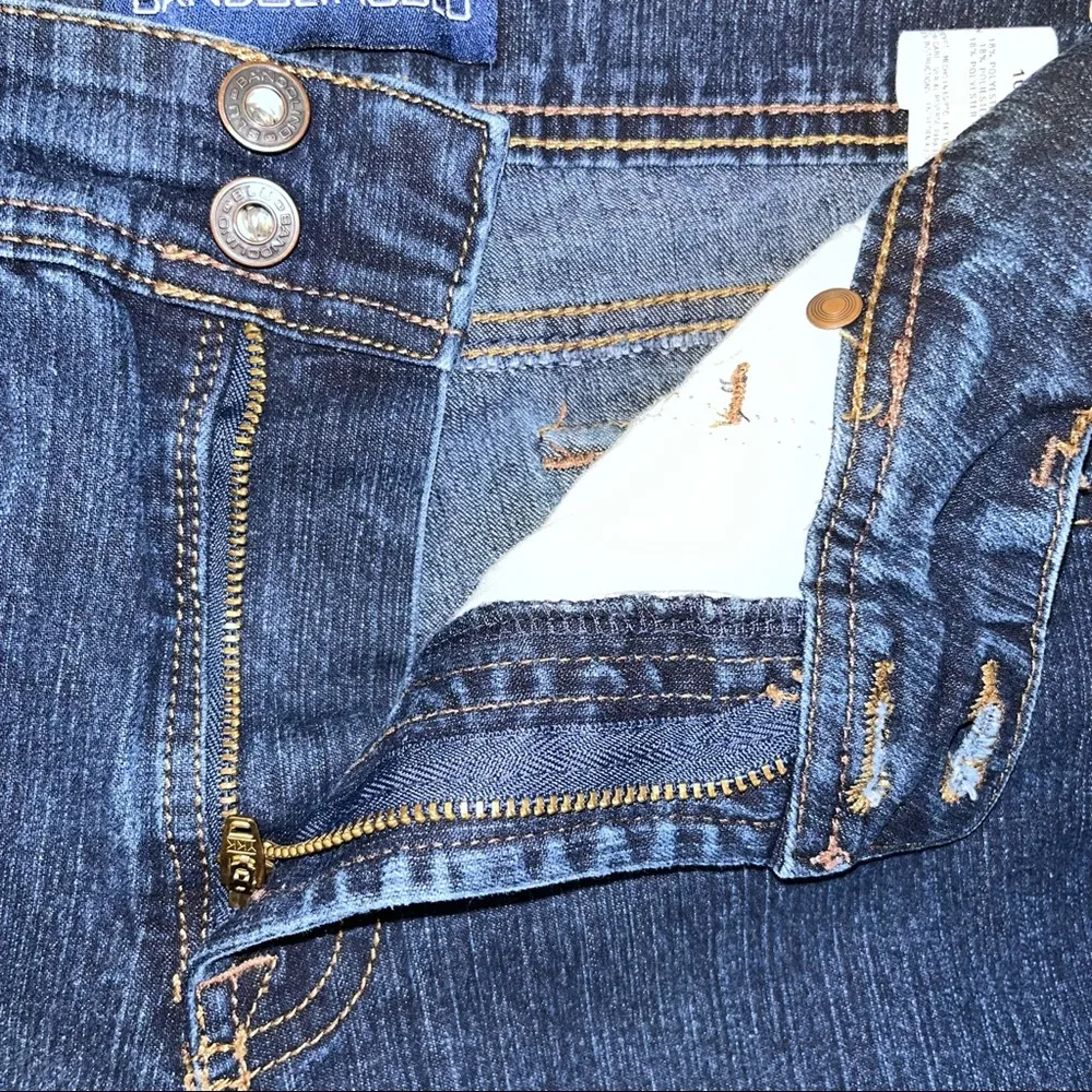 BANDOLINO Blu Women’s High Rise Blue Denim Jean Capri 10 Dark Wash - Image 9