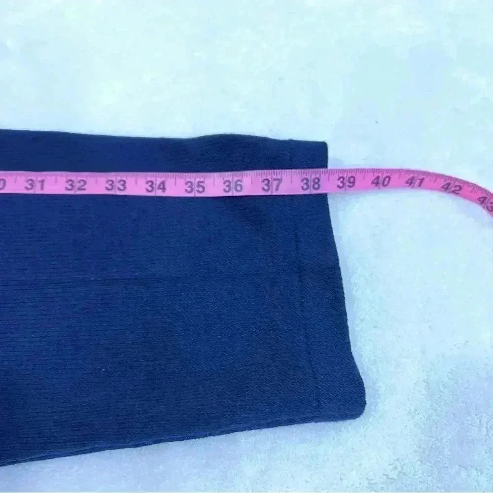 St. John Womens 6 navy Santana Knit Pockets Wide Leg Pant Trousers Pull … - Image 12