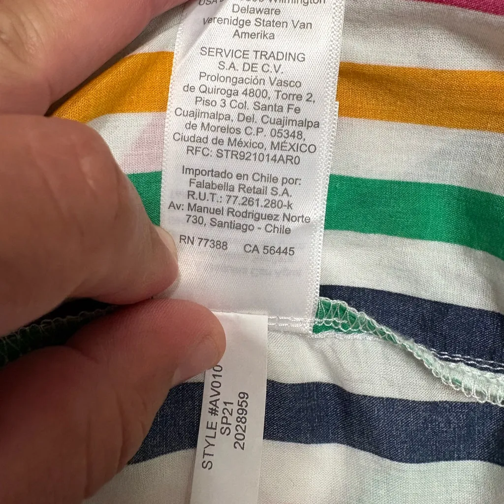 J. Crew Colorful Striped oversize dress,size S,made in India - Image 7