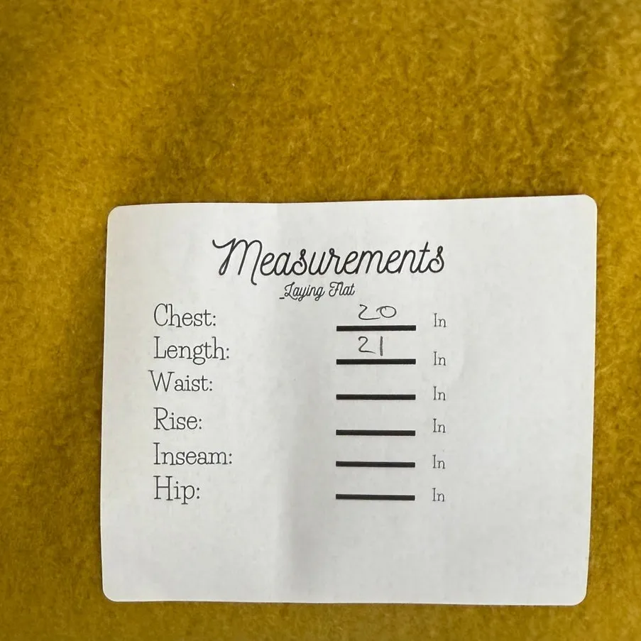 J. Crew Terry Relaxed Fit Pullover Ribbed Hems Sweatshirt M Yellow Brushed - Image 9