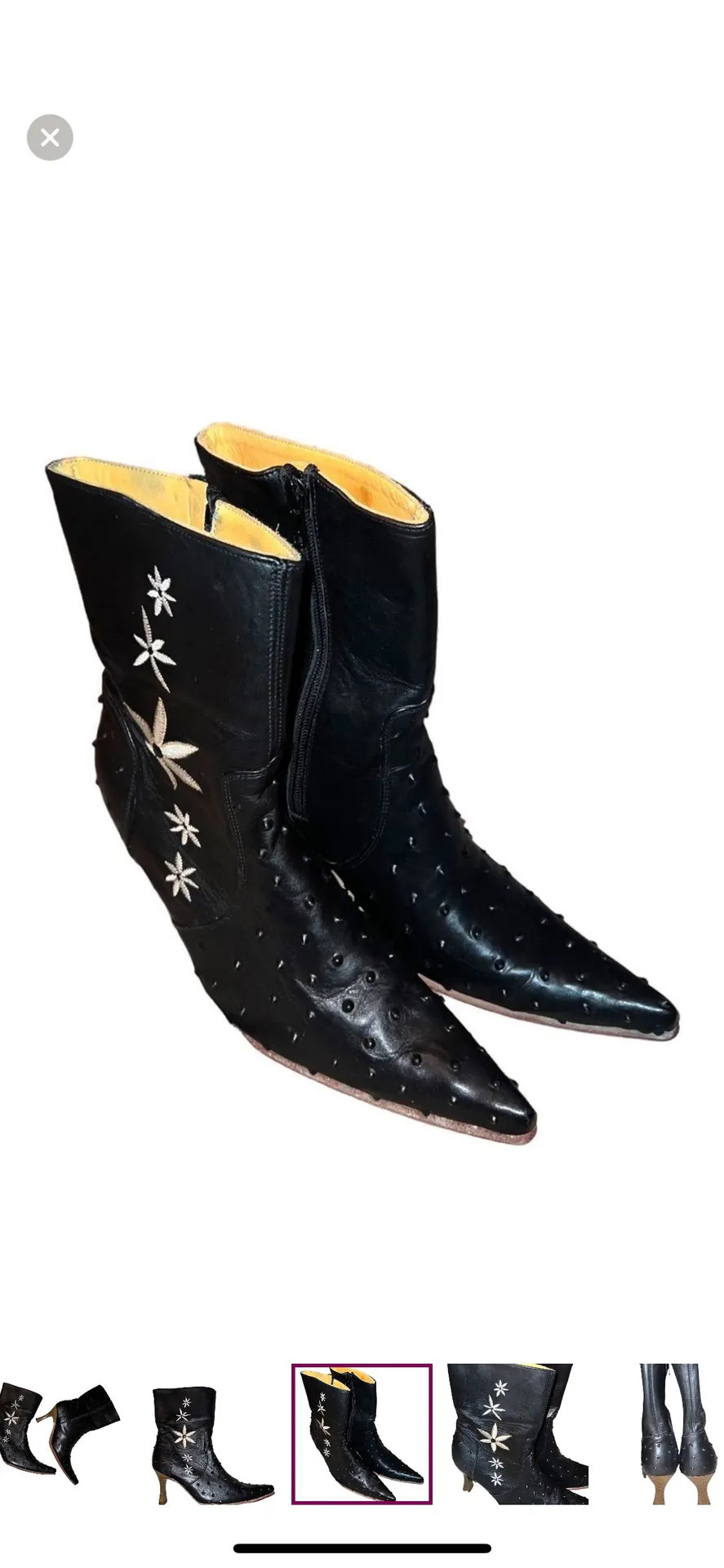 Black Cowgirl Boots - Image 4