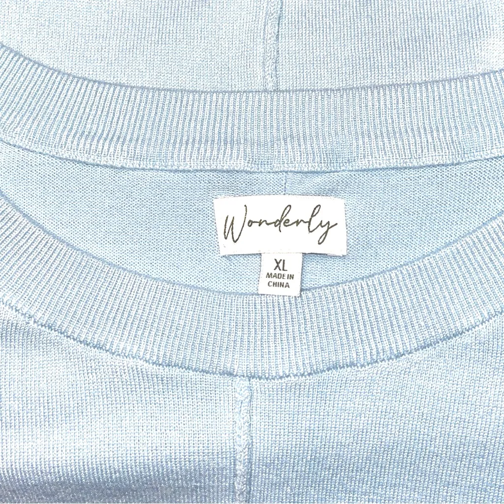 Wonderly  Light Blue Sweater Dress - Image 5