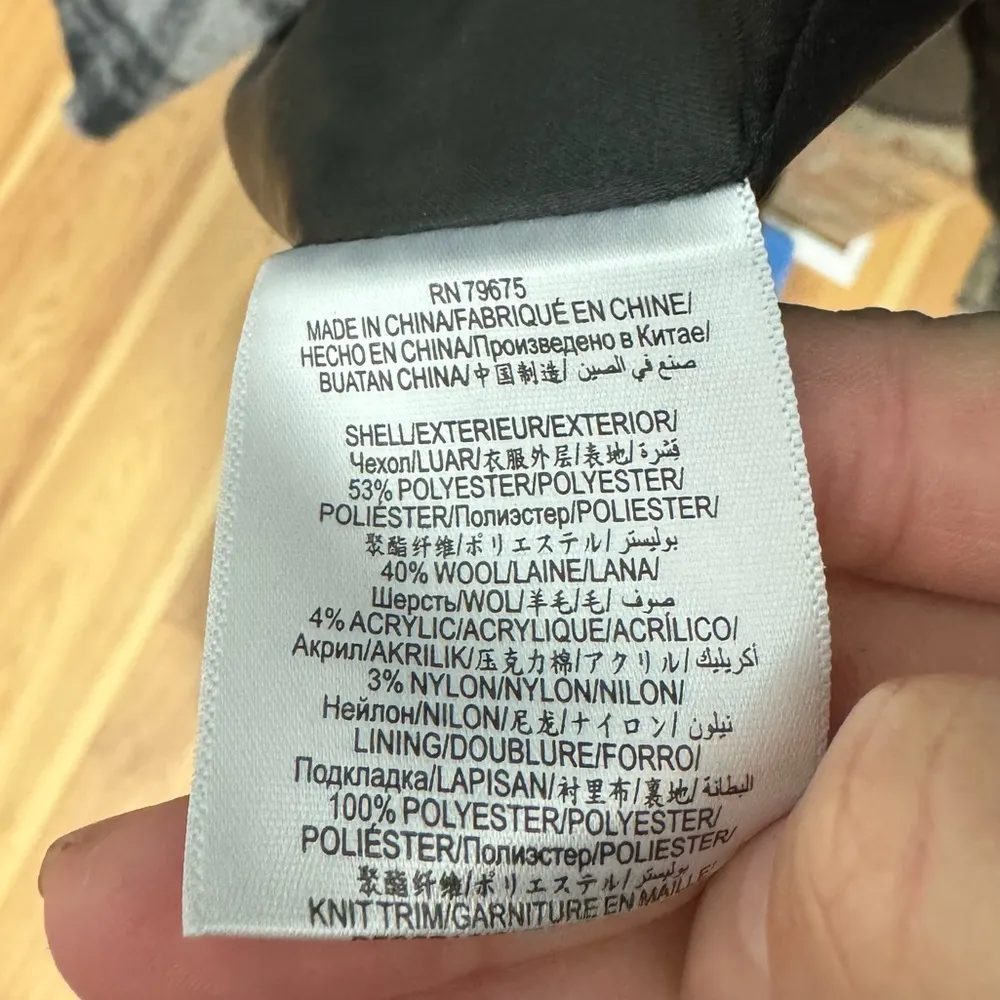 BCBGeneration BCBG Wool Plaid Trench Coat - Image 7