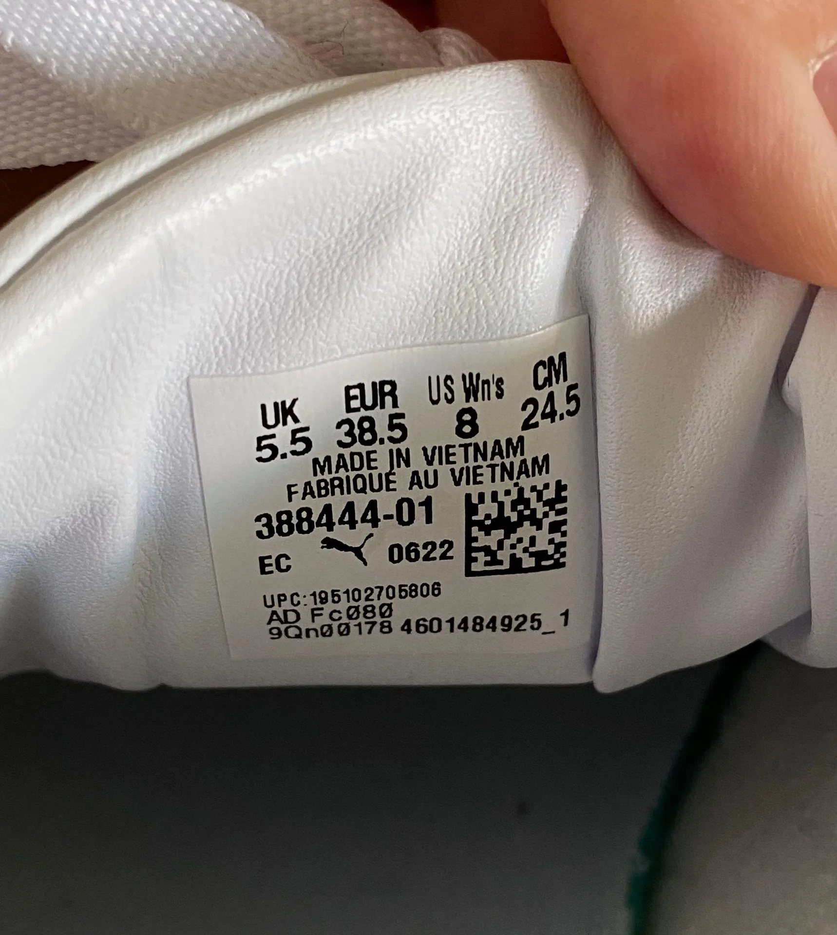 Puma mayze stacked platform women’s 8 white leather - Image 9