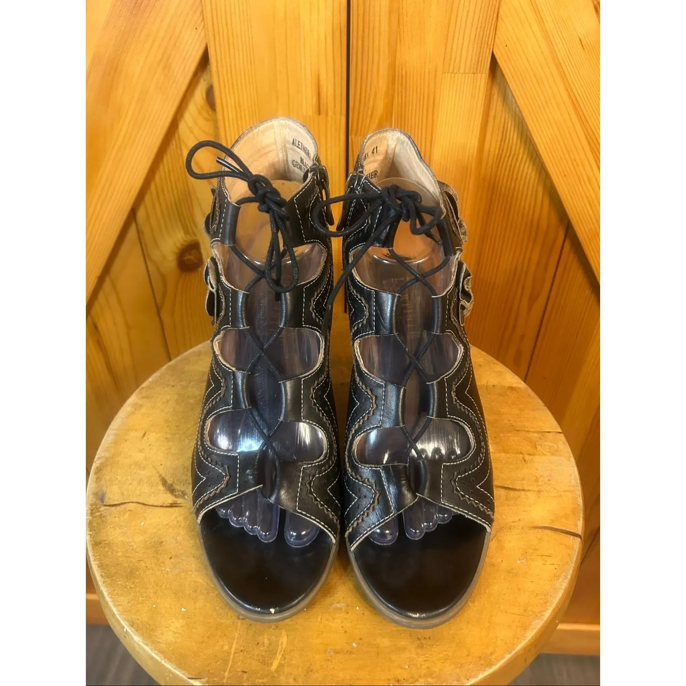 L’ARTISTE SPRING STEP "Alejandra" Sandals Lace Up Sz EU 41US 10.5 - Image 2