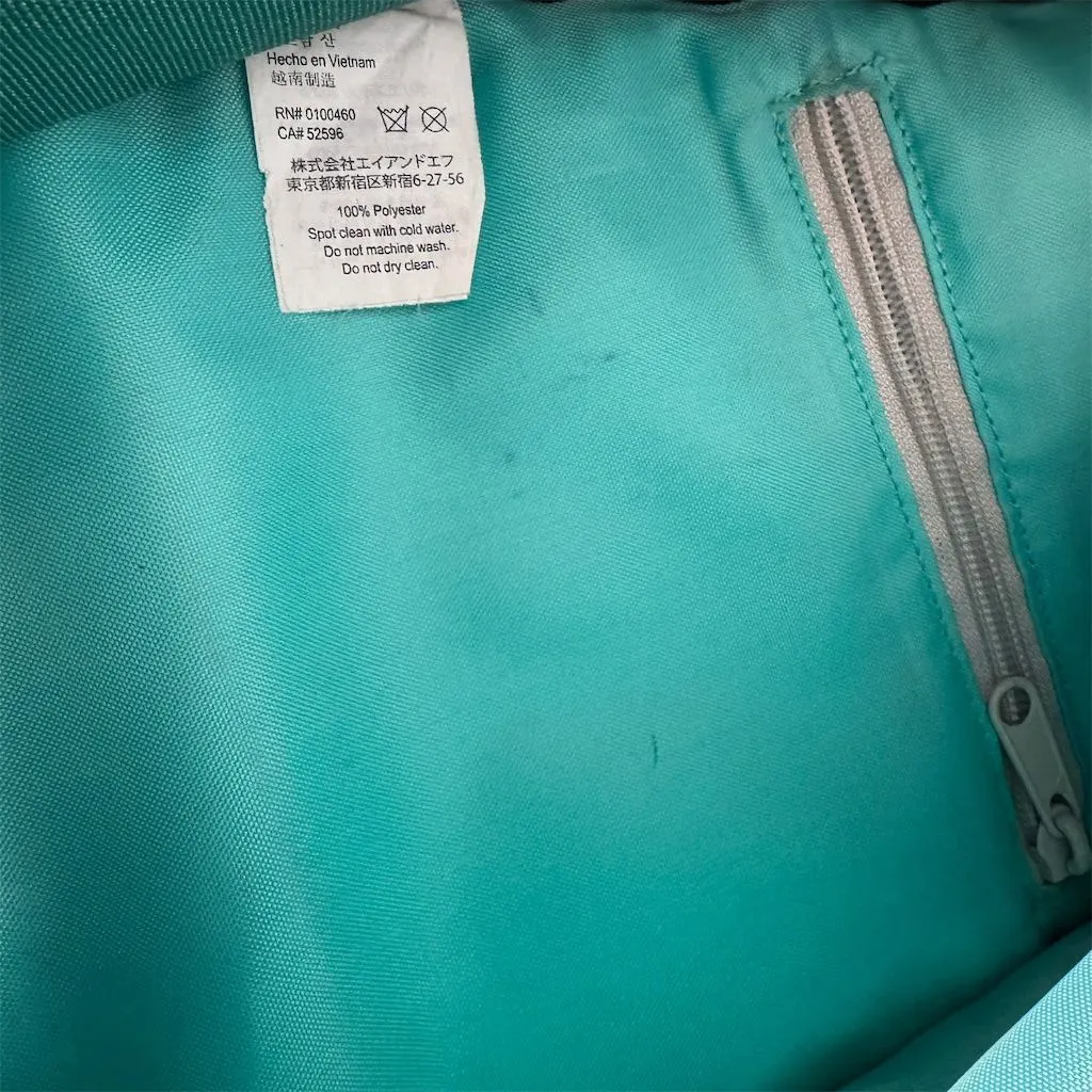 KAVU Rope Sling Bag Kelly Green Adjustable Strap Multiple Compartments - Image 5