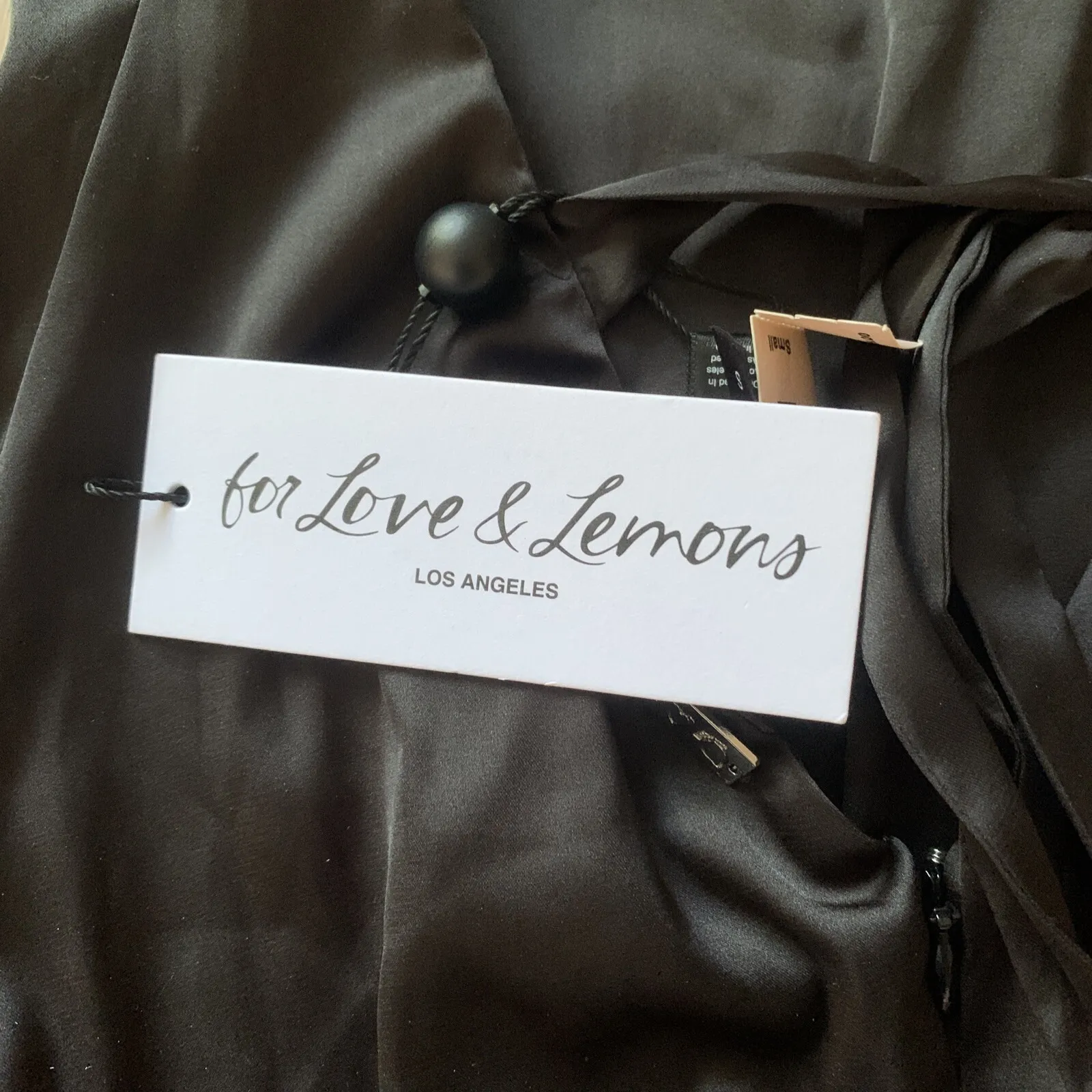 For Love & Lemons Small Bodysuit Black Victoria's Secret NWT MINT SEXY PANTIES - Image 3