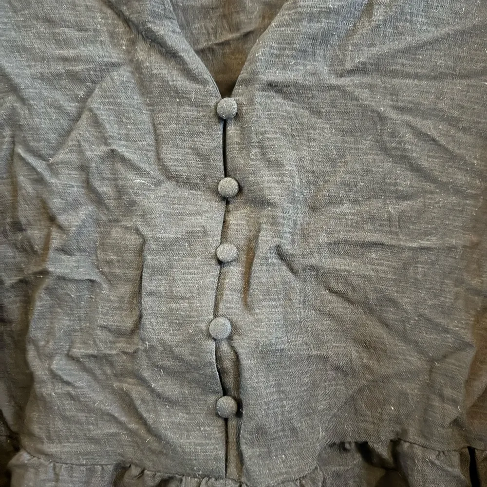 Zara Black Long Sleeve Dress - Image 2