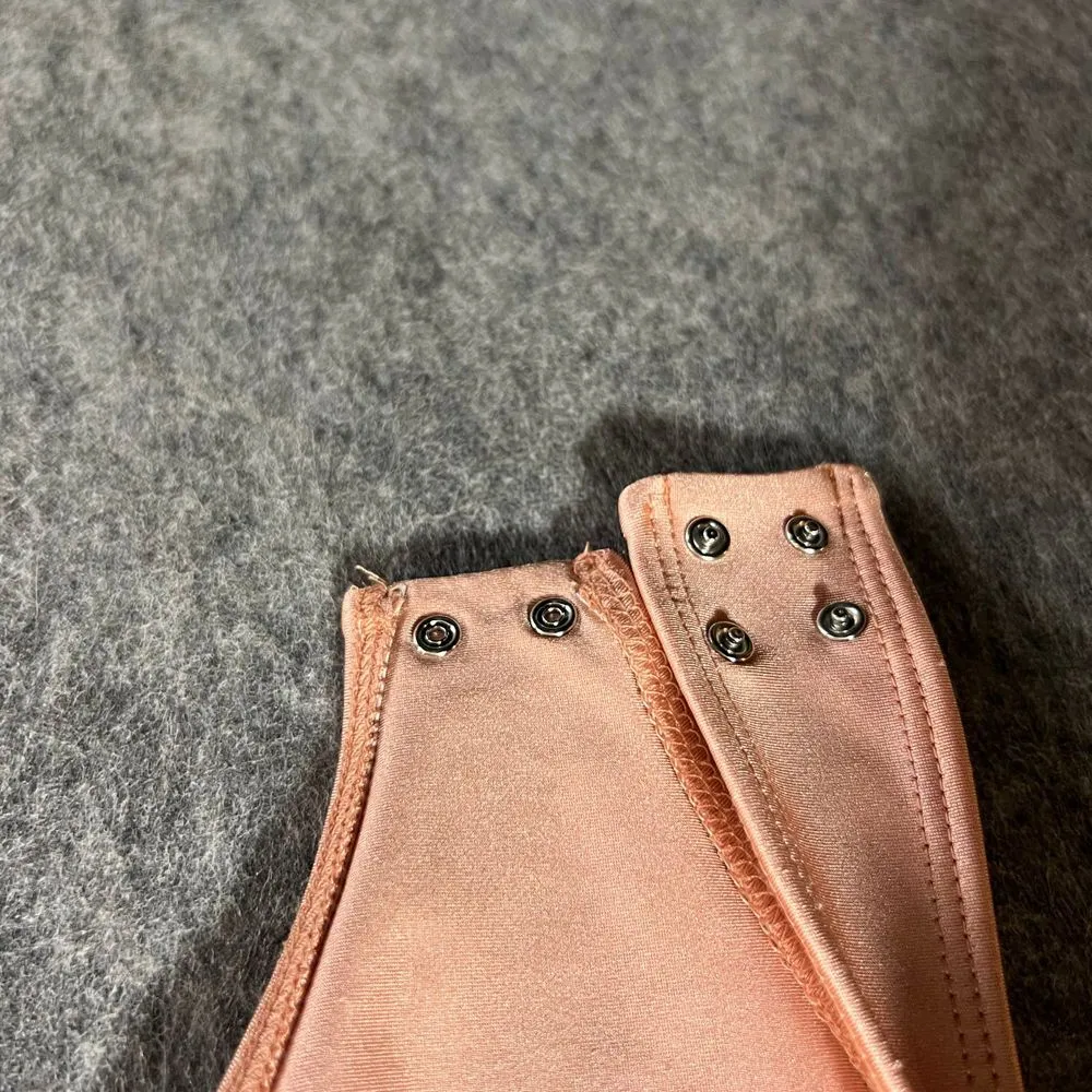 Bar III Bodysuit Sleeveless Square Neck Casual Top Blouse Pink Size‎ L - Image 7