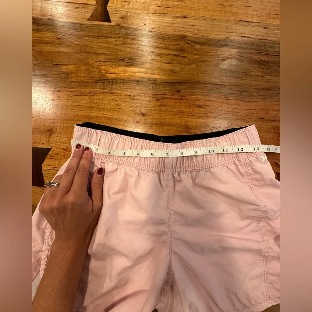 EUC Hurley Women's Light Pink Athletic Shorts - Image 5