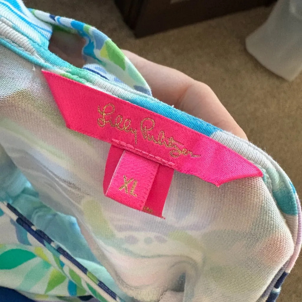 Lilly Pulitzer Ophelia Swing Dress Resort Slat Back Shell Beach Women XLARGE - Image 5