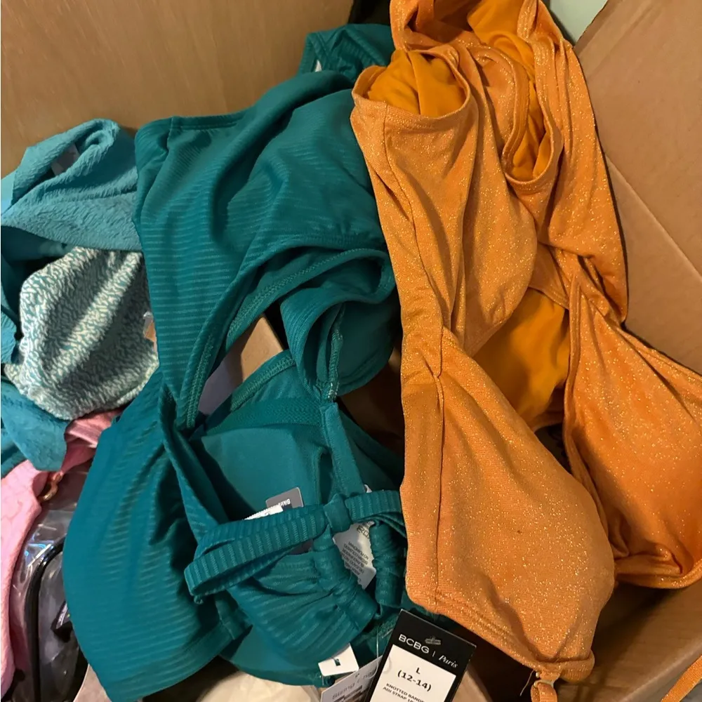 Bikini! Teal High-Waisted Bikini Set & BIG bikini swimsuit! - Image 8