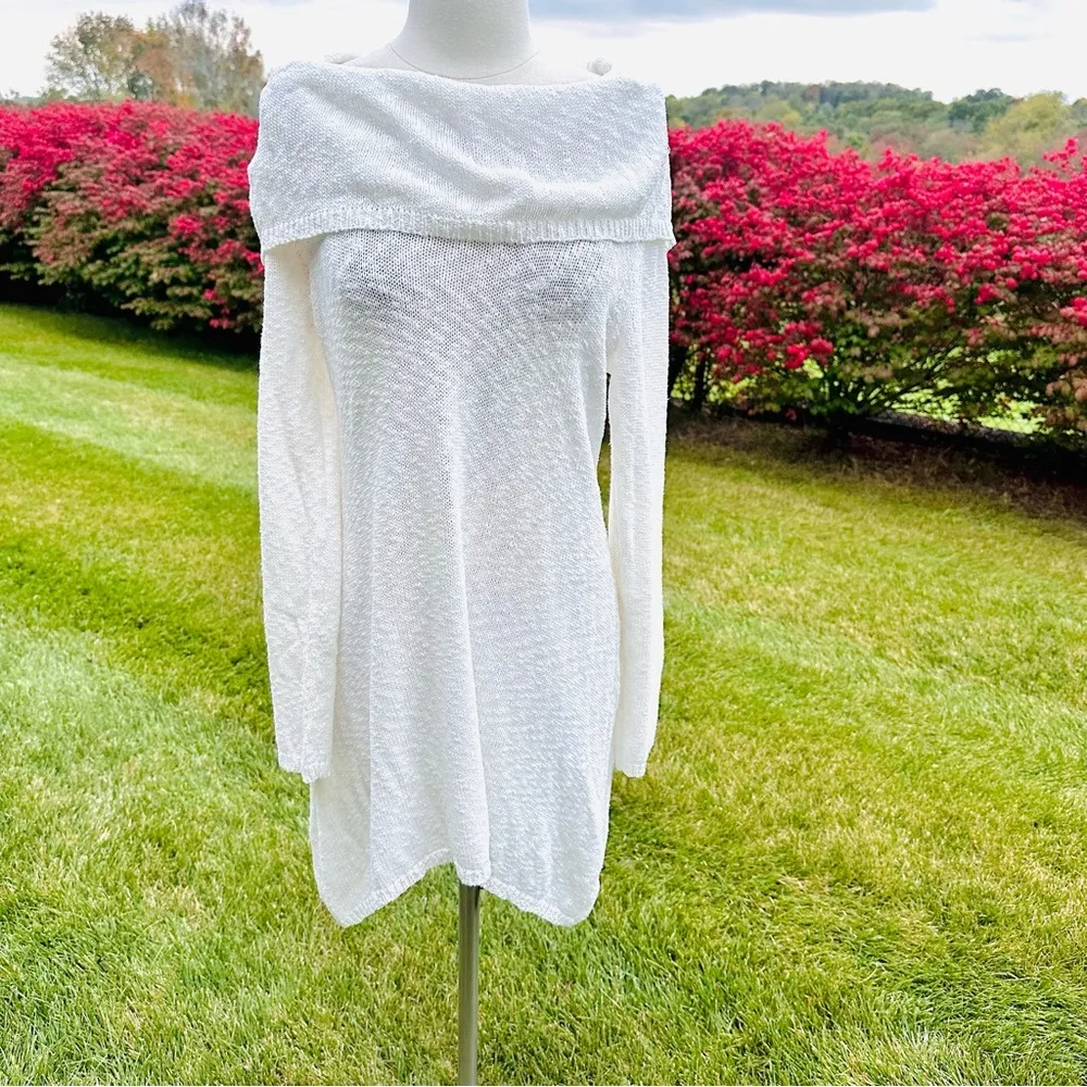 Style & Co Cowl Neck Tunic Sweater Medium - Image 3