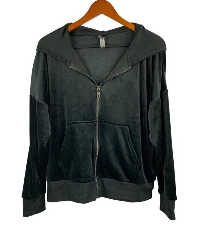 Felina M/M Fleece Zip-Up Hoodie Jacket Polyester & Spandex - Image 1