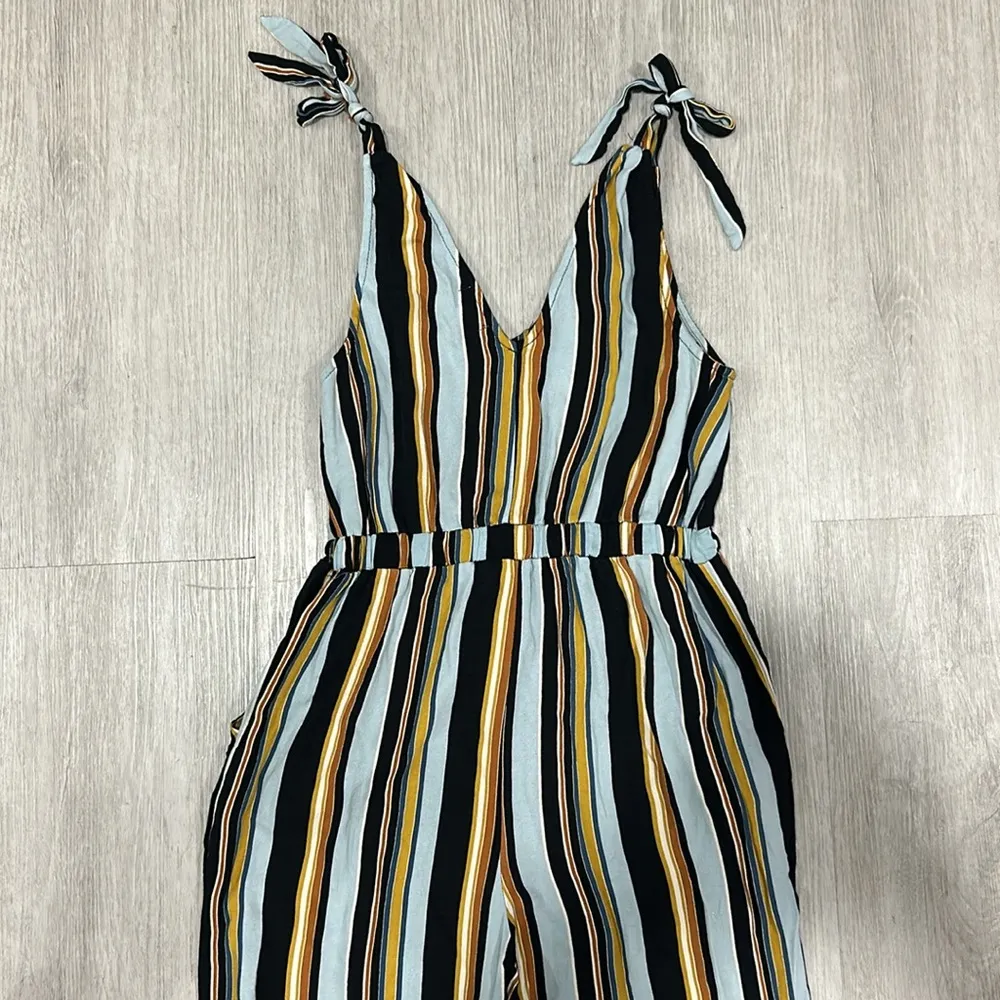 Xhilaration striped wide leg jumpsuit - Image 4